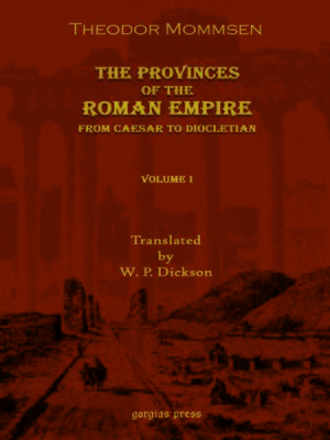 cover image of The Provinces of the Roman Empire